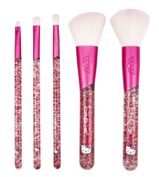 The Crème Shop x Sanrio Hello Kitty Luv Wave Brush Collection (Set of 5)