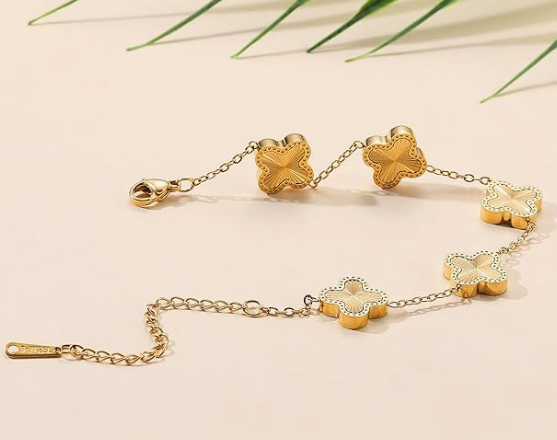 Clover Bracelet 18K Gold Plated