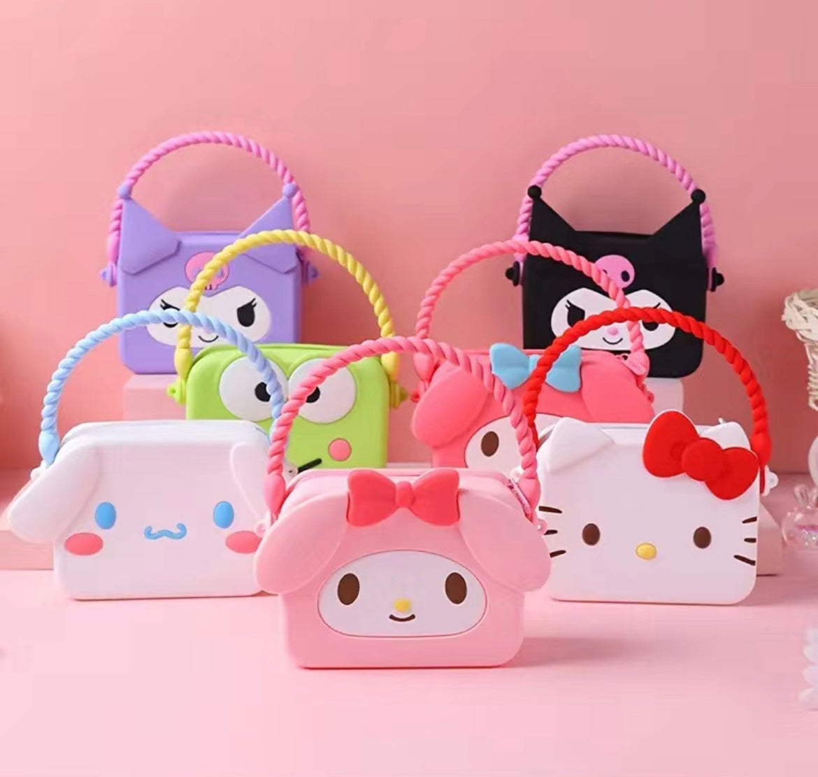 HK & Friends Mini Square Crossbody Bags